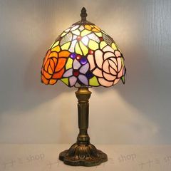 新品 LEDテーブルランプ ステンドグラス TIFFANY 照明クラシック