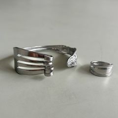 フォークバングル フォークリング セット スプーンリング