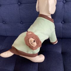 circus circus サーカスサーカス　犬服　ミントグリーン　Mサイズ　Choco Bear Boys Sweat 裏起毛スウェット