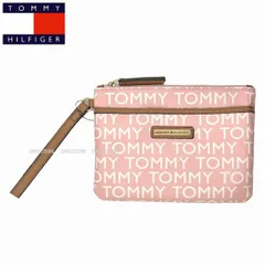 TOMMY HILFIGER ZIP WRISTLET トミーヒルフィガー リストレット クラッチバッグ ポーチ 69J9308 650 トミー トミヒル 正規SHOP購入 (1573)