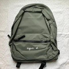 Agnes b. アニエスベー リュック バッグ カバン バックパック メンズ レディース ナイロン オリーブグリーン