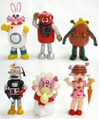 海外限定 アトミック・ベティ フィギュア 3体 セット ロボット 宇