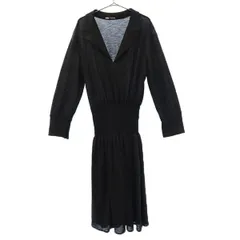ZARA ザラ 長袖 ワンピース S ブラック レディース 古着