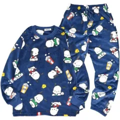 ポチャッコ トレーナー スウェット パンツ フリース 総柄 ルームウェア サンリオ キャラクターズ pc1644-101