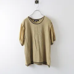大きいサイズ ヒロコビス HIROKO BIS ヒロココシノ ギャザーチュールスリーブ ニットプルオーバー 13/ベージュ トップス【2400013883344】のサムネイル