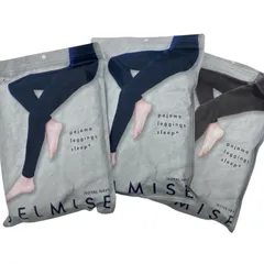 186000 新品未使用 BELMISE ベルミス  パジャマレギンス　スリーププラス L グレー・ネイビー レディース 3点まとめ売り