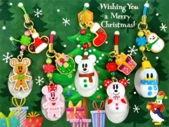 【中古】ストラップ(キャラクター) ミッキー＆ミニー＆ドナルド(クリスマス2011) ストラップ(5個セット) 「ディズニー」 東京ディズニーリゾート限定