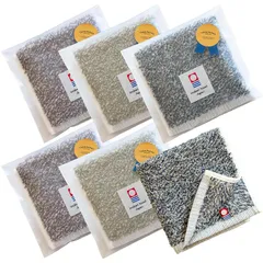 【新着商品】トランパラン 今治タオル ハンカチ ギフト 個包装 約23×23cm 6枚セット ミックスカラー (アソート) 今治 ハンドタオル