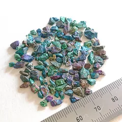 湖北省産 レッドクォーツクラスター チャルコパイライト付き