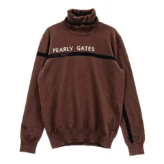 サイズ：0 PEARLY GATES パーリーゲイツ  タートルネック ニットセーター  ブラウン系 [240101437861] ゴルフウェア レディース ストスト