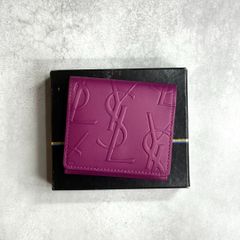 YVES SAINT LAURENT YSL イヴサンローラン / カサンドラエンボスコインケース 小銭入れ 小物入れ ピンク ゴールド ヴィンテージ CASSANDRA