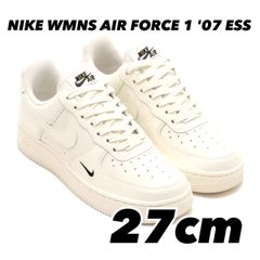 NIKE WMNS AIR FORCE 1 '07 ESS ナイキ ウィメンズ エア フォース 1 '07 ESS TRK3 SAIL/SAIL-BLACK hf1058-133 27cm