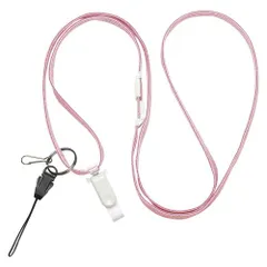 ソニック 多機能ロングストラップ 桃 120cm NF-972-P （1点）