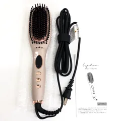 未開封　LAPILINA ストレートヘアアイロン ブラック　ヒートブラシ Amazon | Lupilina®（ルピリーナ）ヒートブラシ マイナスイオン