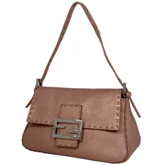 FENDI フェンディ マンマバケット セレリア オールレザー ショルダーバッグ FENDI フェンディ マンマバケット セレリア ショルダーバッグ レザー