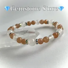 勝利の石❣️アルーシャサンストーン♡ 8.6-9.1mm ブレスレット-