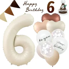 【在庫セール】飾り付け、数字 バルーン 誕生日 大きい バースデー 飾り 誕生日 バルーン 飾り 6歳 バルーンフラワー 誕生日 かざりつけ 女の子 男の子