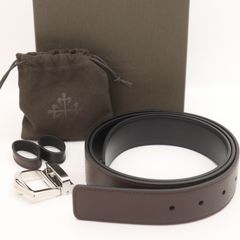 ITG7FIKB3YJ6 未使用 PATEK PHILIPPE パテックフィリップ ノベルティ ベルト ブラウン メンズ レザー 革 外箱