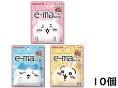UHA味覚糖 e-maのど飴 ちいかわ 第2弾 ミックスフルーツ味 26g ×10個 賞味期限2024/06