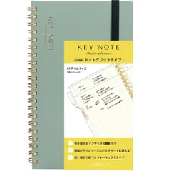 ☆ ミントグリーン ☆ キーノート A5スリム キーノート A5スリム メモ ノート 管理表 日記 記録 手帳 ミーティングノート スケジュール管理 タスク管理 ミーツプランナー デイリープランナー 健康管理 仕事 プライベート ミーティング 会議 便利 文具