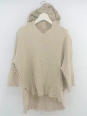 ◇ AZUL BY MOUSSY アズールバイマウジー 七分袖 パーカー サイズM ベージュ系 レディース E  【1304180005978】のサムネイル