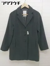 ◇ E hyphen world gallery イーハイフン ワールド ギャラリー 長袖 チェスターコート サイズF グレー系 レディース  【1104070007422】のサムネイル