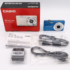 CASIO デジタルカメラ EXILIM 1610万画素 5倍 ブルー EX-ZS12BE #250221_13012375A