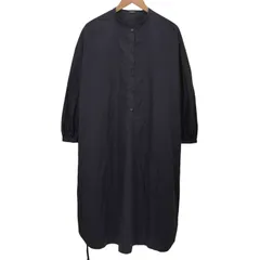 オールドマンズテーラー R＆D.M.Co-/OLDMAN’S TAILOR バンドカラー プルオーバー 七分袖 シャツ ワンピース レディース 表記無 