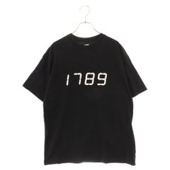 SEQUEL (シークエル) 1789 Logo Tee 1789ロゴ半袖Tシャツ ブラック