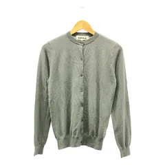 beant ♡ENFOLD ☆シルクコットングレー カーディガン38 ENFOLD シルクコットンカーディガン38