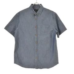 【BANANAREPUBLIC】ダンガリーボタンダウン半袖シャツ