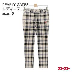 ☆PEARLY GATES☆レディース ゴルフウェア ロング パンツ チェック柄