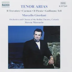 加CD Marcello Giordani, Giuseppe Ve Tenor Arias  8557269 Naxos /00110