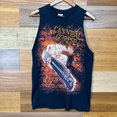 CANNIBAL CORPSE 長袖 Tシャツ 2002 ビンテージ メタル Vintage Cannibal Corpse Long Sleeve Shirt XL Butchered At
