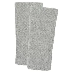 レッグウォーマー 足首 手首 二重編み ショート丈 コンパクト あったか 保温 冷えとり 温活 冷房 オールシーズン 就寝中 男女兼用 春 夏 秋 冬 黒 黄色 lg-004