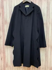 ☆robe de chambre COMME des GARCONS ローブドシャンブル コムデギャルソン スプリングコート ウール RJ-040120 日本製 ネイビー レディース MK747