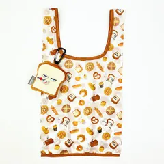 パンどろぼう ポーチ付きエコバッグ トートバッグ ポーチ