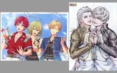 【中古】ポスター A1サイズ超特大ポスター(八つ折) 集合/フガン＆ムガン 「魔法使いの約束/TIGER ＆ BUNNY2」 PASH! 2022年7月号付録