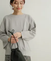 URBAN RESEARCH DOORS コットンリネンワイドスリーブプルオーバー