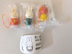 miffy ミッフィ　こけし根付　　3種類　ガチャガチャ