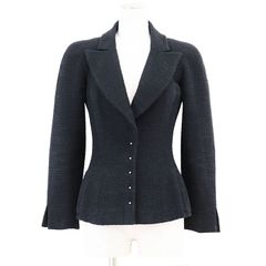 シャネル オム 15SS ランウェイ着用 スエードライダース コート
