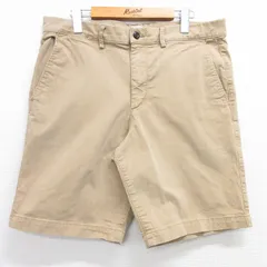 W35/古着 ギャップ GAP ショート パンツ ショーツ メンズ 00s ベージュ カーキ 25apr05 中古 ボトムス 短パン ショーパン ハーフ