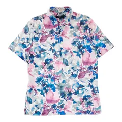 サイズ：L CALLAWAY キャロウェイ  半袖 ポロシャツ 総柄 ホワイト系 [240101383564]# ゴルフウェア メンズ ストスト