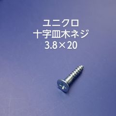 ユニクロ　皿木ネジ　3.8×20