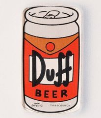 2019 The Simpsons DUFF BEER Tuvalu 1 oz Fine SILVER $1 0.9999 Coin, FS PCGS MS70
