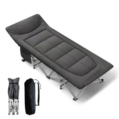 耐荷重：200KG 収納便利 キャンプ用のコット アウトドア 折り畳み式ベッド 室内外兼用 専用収納袋付き 折り畳み 簡易ベッド 折りたたみベッド ANYATE