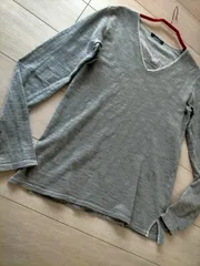 BEAMS ビームス Vネックカットソー ロンTシャツ S