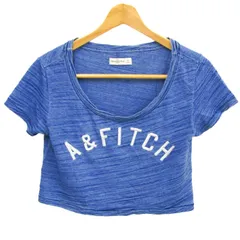 アバークロンビーアンドフィッチ 半袖Ｔシャツ コットン100% トップス レディース XSサイズ ブルー系 Abercrombie&Fitch 【中古】