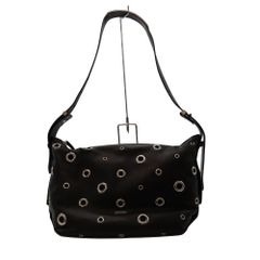 【中古】ISABEL MARANT イザベル・マラン ライデンアイレットレザーショルダー カラー:ブラック×シルバー 素材:ラムスキン 誕生日 記念日 プレゼント 日常使い 旅行用 A2502694 【無料ギフトラッピング承ります】