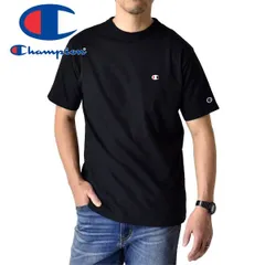 Champion 半袖Tシャツ 《090ブラック》 新品 未使用 チャンピオン メンズ ベーシック ショートスリーブ半袖Tシャツ【B3O】【メール便2】 ファッション